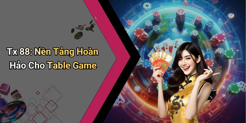 Tx 88: Nền Tảng Hoàn Hảo Cho Table Game