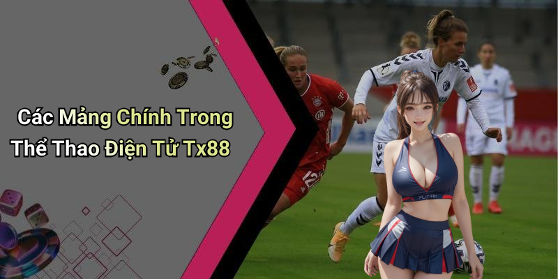 Các Mảng Chính Trong Thể Thao Điện Tử Tx88