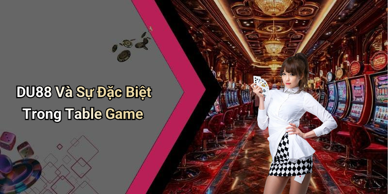 DU88 Và Sự Đặc Biệt Trong Table Game
